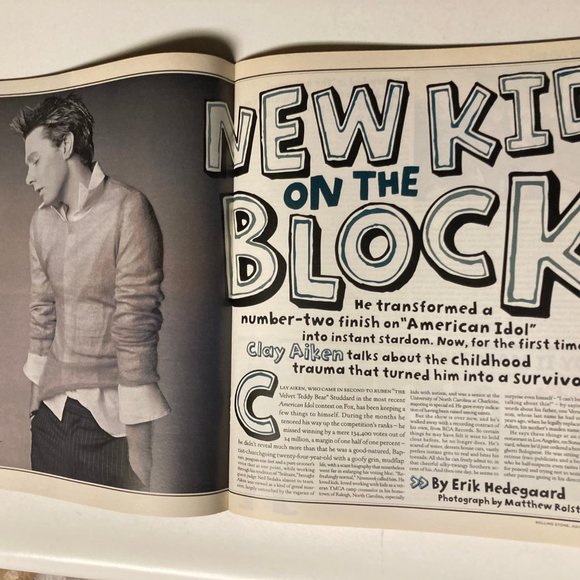 Rolling Stone Magazine Issue #926 Clay Aiken July 10 2003 Lou Reed Jack Johnson - Picture 4 of 11